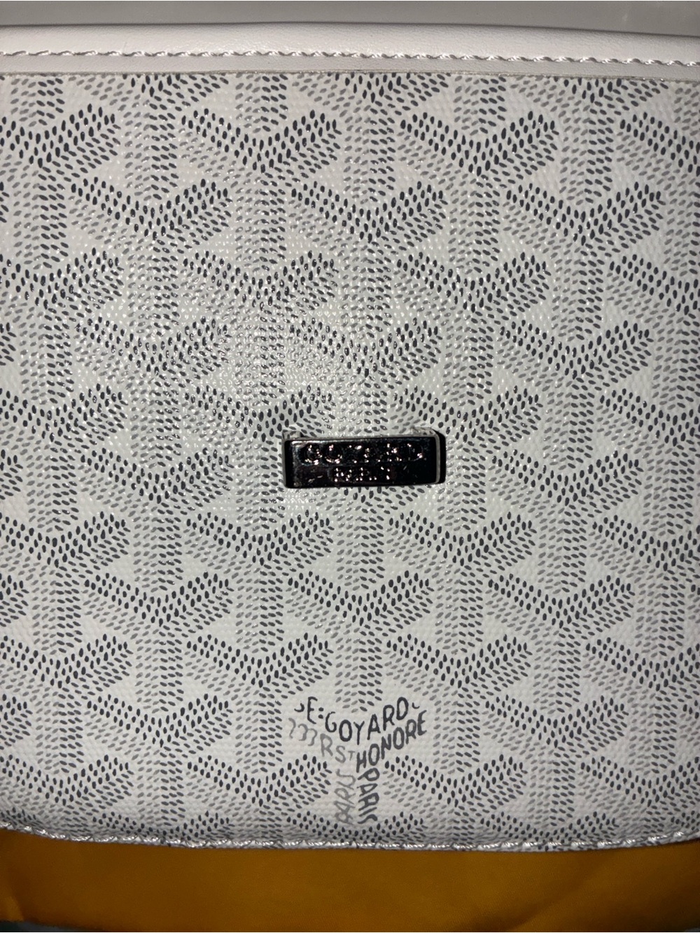 Goyard White Saint Honore Small Crossbody Bag - Picture 3 of 5